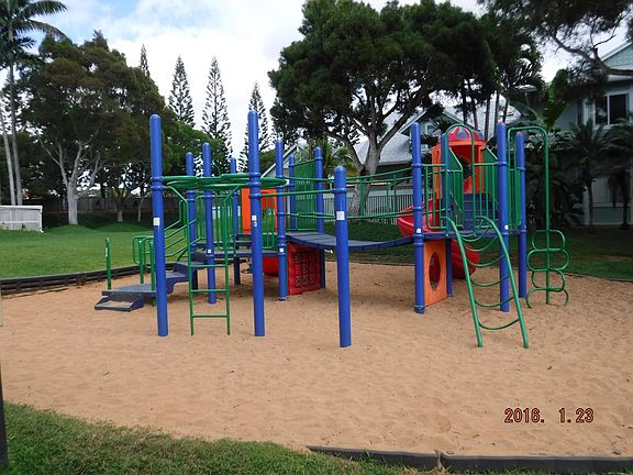 Convenient playground.

