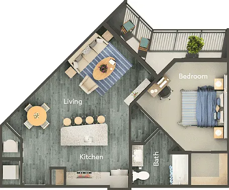 A3 floor plan River House