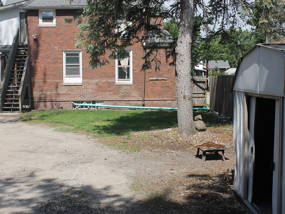 Backyard with shed
