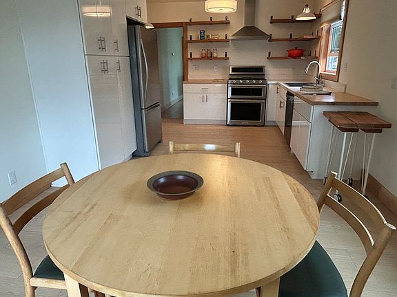 Dining and kitchen