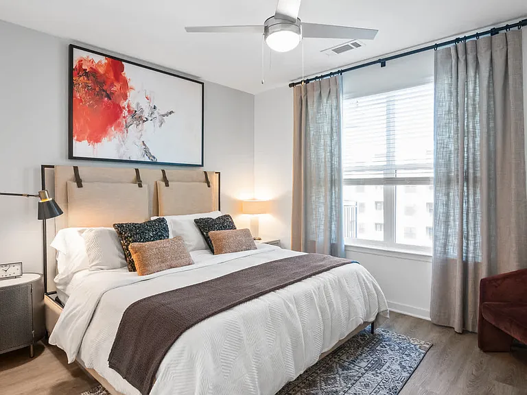 Bedroom with Hard Surface Flooring