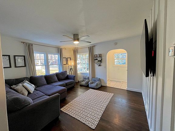 Living room and entry