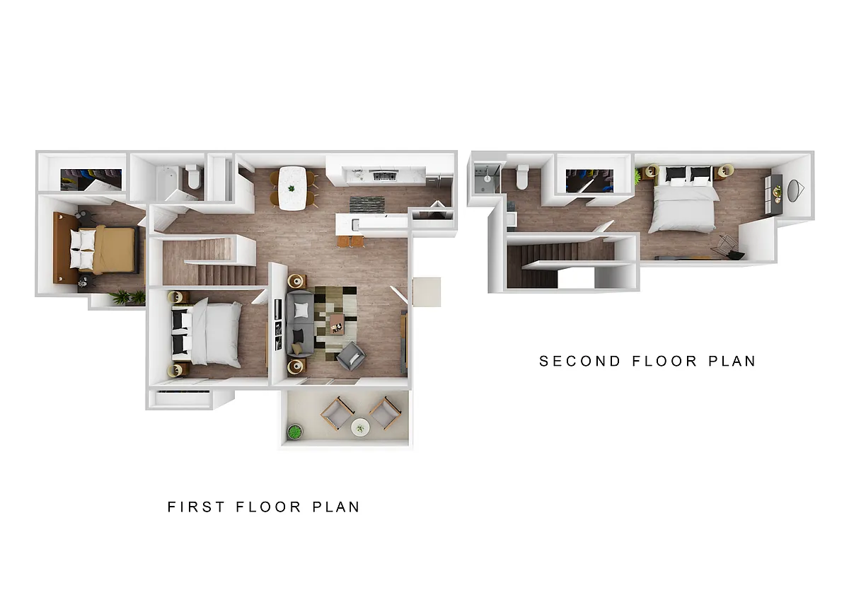 Floor plan 3x2 Platinum Townhouse