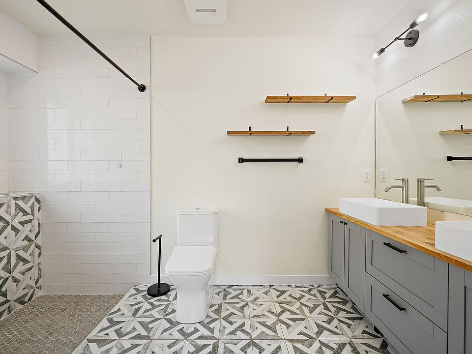 Remodeled resort-style master bathroom, with a huge walk in shower