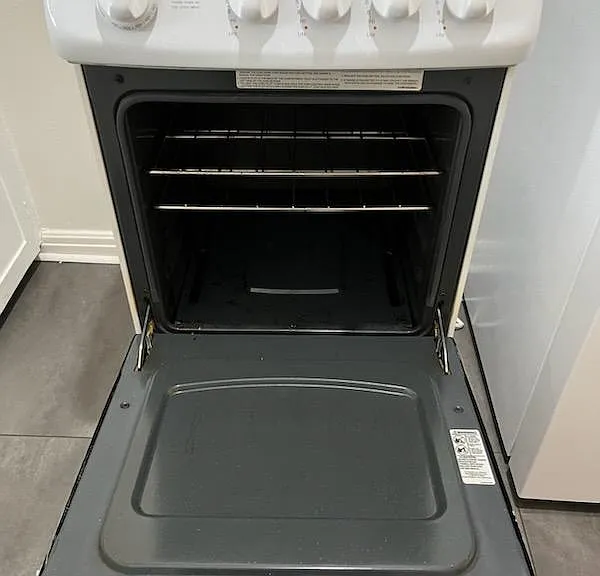 Clean oven ready to put to work