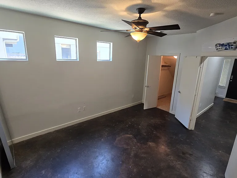 Downstairs bedroom that is easily converted into a second living room or office. Large spacious closet.