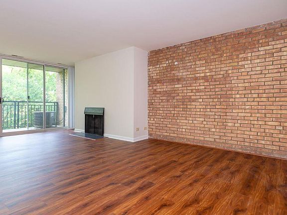 Wood burning fireplace