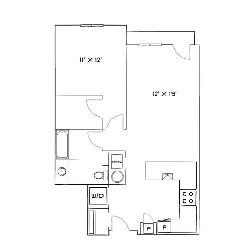 Floor plan Design 1B