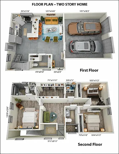 Floor plan Wild Orchid Ridge Ln