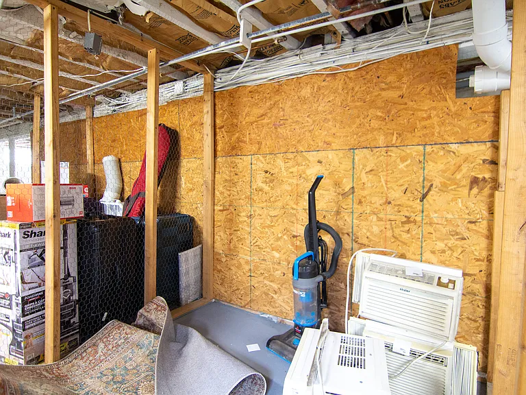 Private basement storage locker