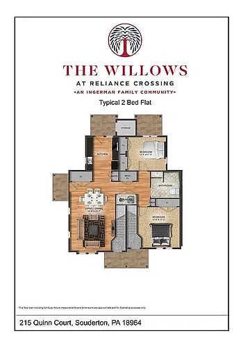 Floor plan 2 Bedroom