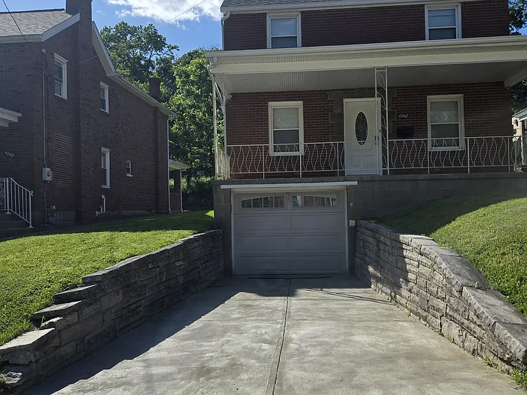 Single driveway.