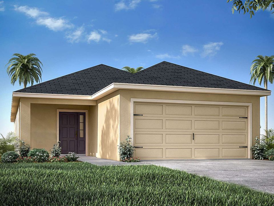Amaryllis - Elevation A Florida new home by High