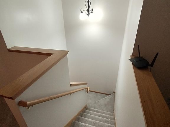 Stairwell going up to the second floor