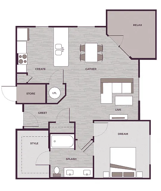 Floor plan A1G