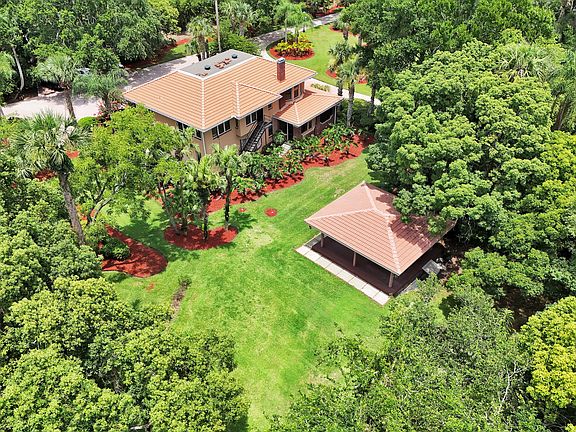The main home and gazebo