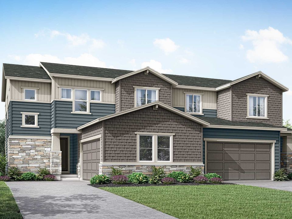 Craftsman Exterior Style C - Left Side of Duplex