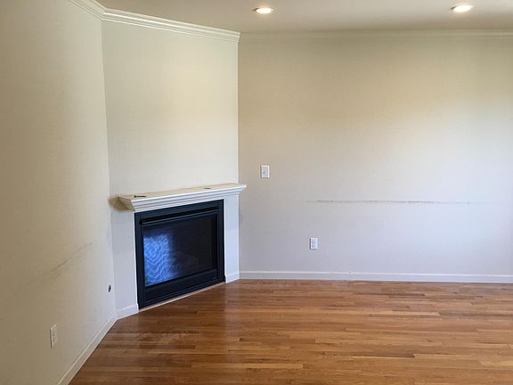 Living room with fireplace