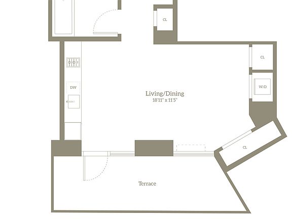 2nd image of 445 W 35th St APT 8J