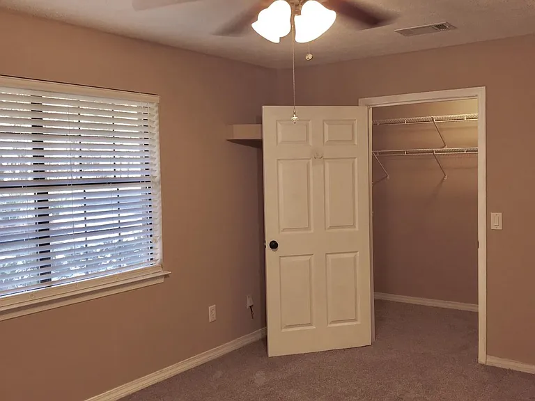 Master suite easily holds king size bedroom suit