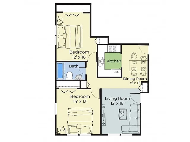 Floor plan Thompson