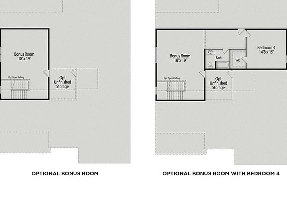 Bonus Room Options