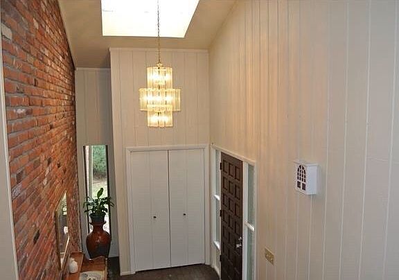 Skylight in entryway!