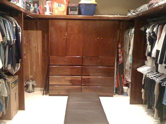 Master bdrm closet