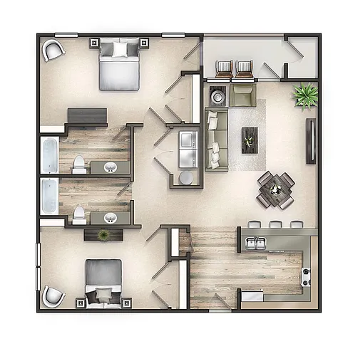 Floor plan The Bay