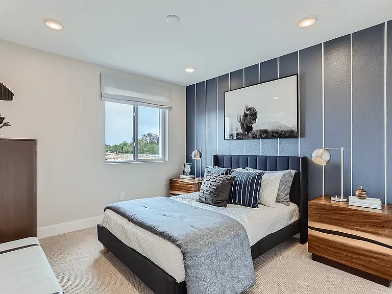 Bedroom (builder designed for model unit)