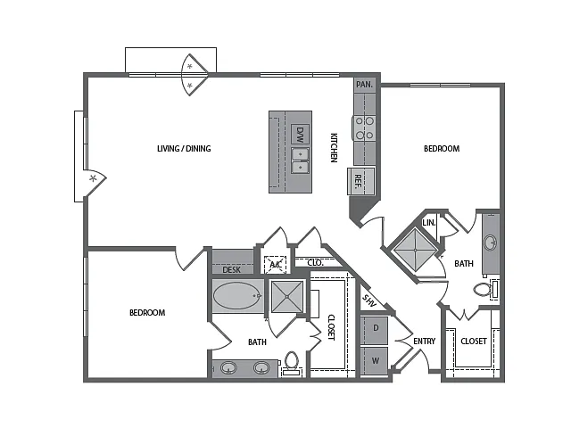 Floor plan B3