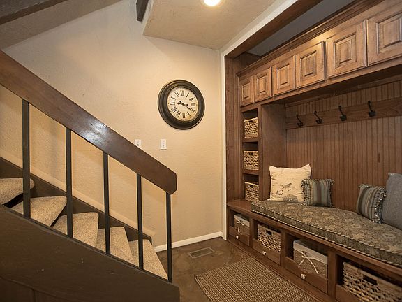 Front entry open closet