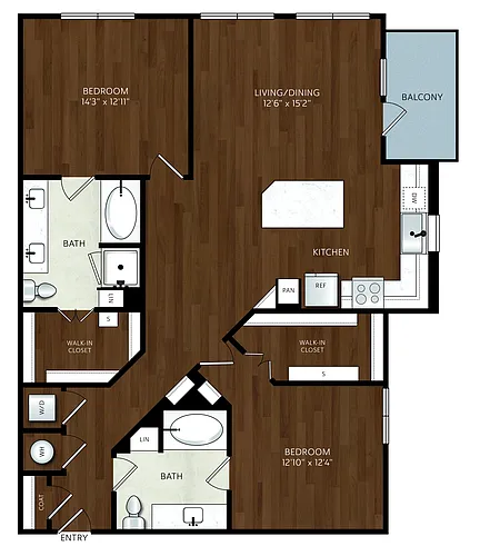 Floor plan B15