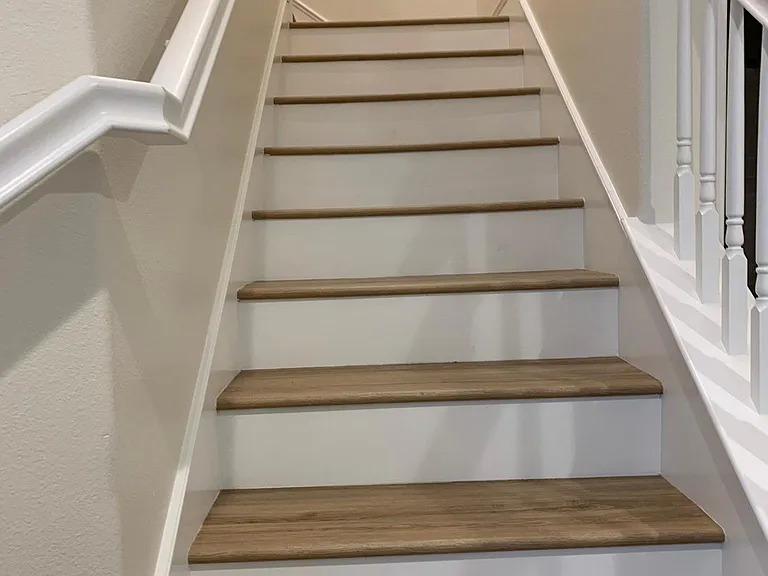 Stairway to upstairs Loft, Bedrooms and Baths