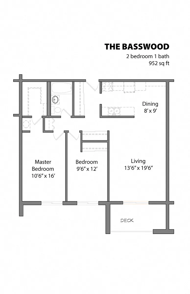 Floor plan The Basswood
