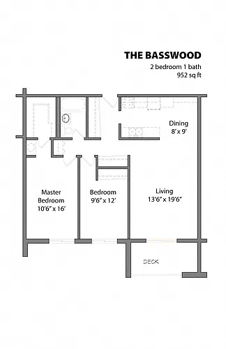 Floor plan The Basswood