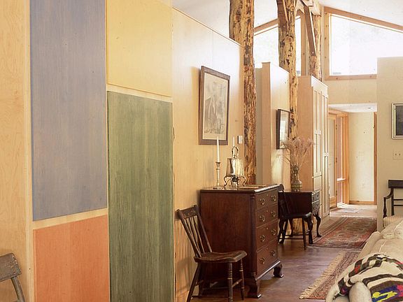 Living room looking towards entry.