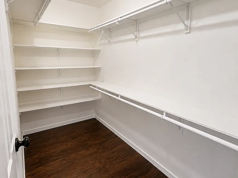 huge walk in closet