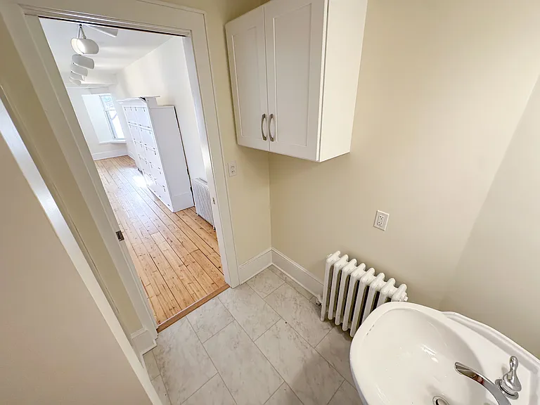 Bathroom off of main living space