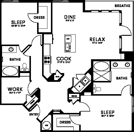 Floor plan B2I