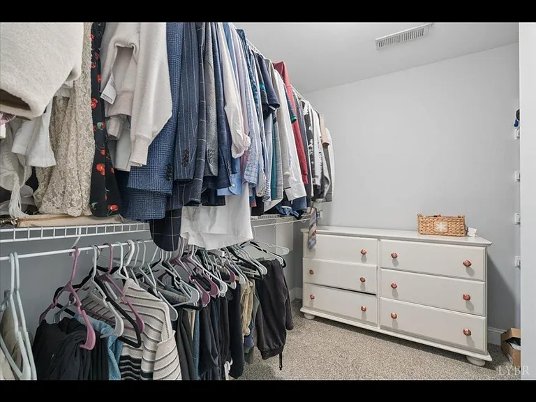 Master walk in closet