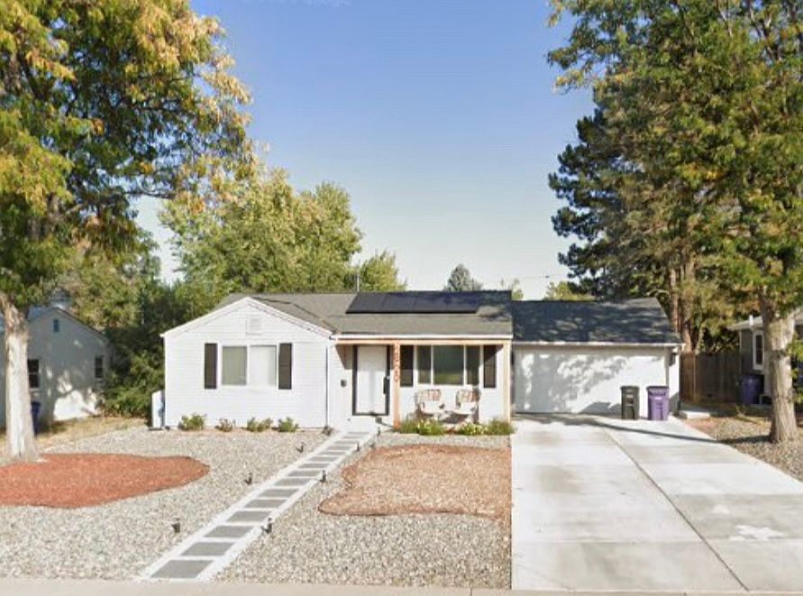 Two car garage and driveway fits up to six cars
