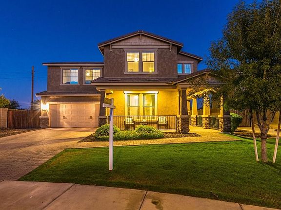 Twilight Front Patio