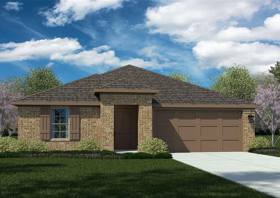 D.R. Horton's Express Homes Seabrook Floorplan Elevation A. All photos shown here may not depict the specified home & features included are for illustration purposes only