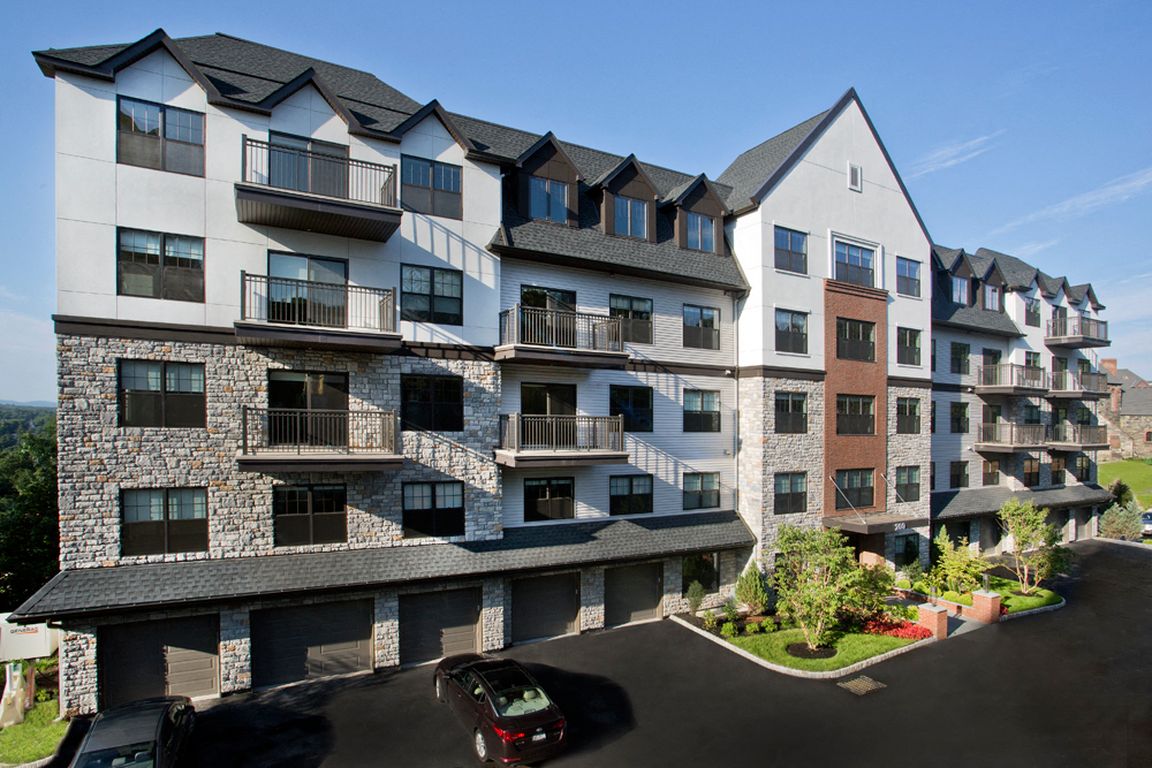 The Tudor inspired architecture of Fort Hill Apartments