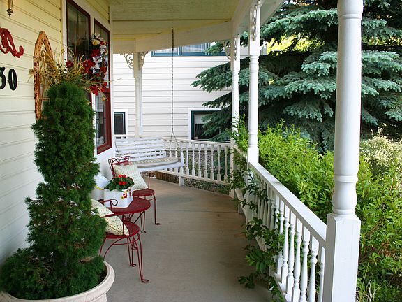 Covered front porch