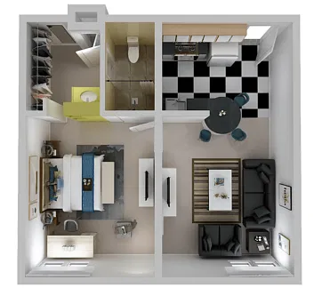 Floor plan Metro