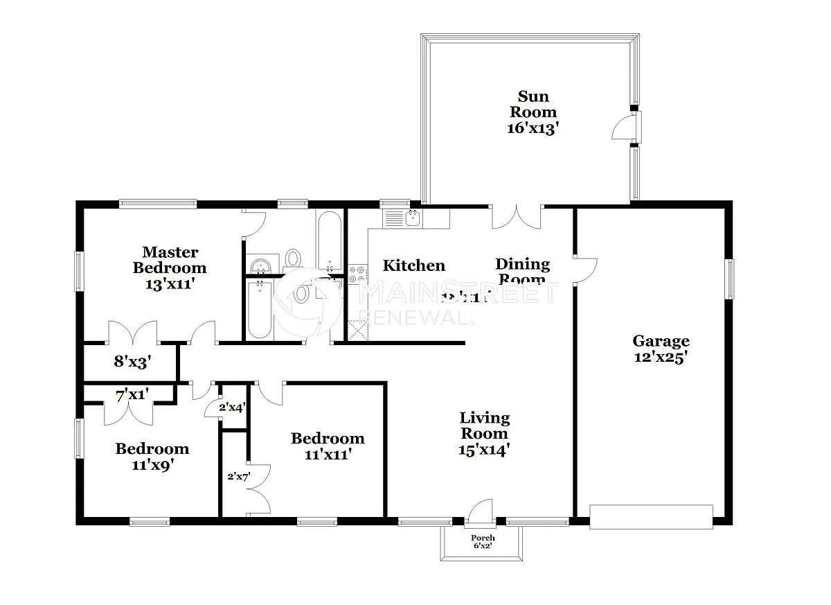 Floor Plan - 609 Marianna Rd