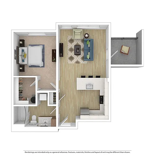 Floor plan 1B 1B Plan A