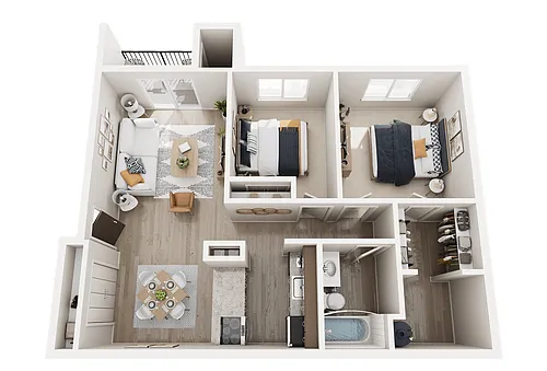 Floor plan 2B
